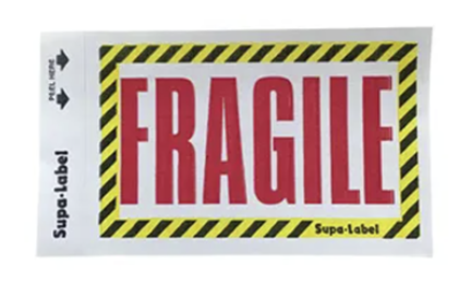 Fragile Handle With Care Label