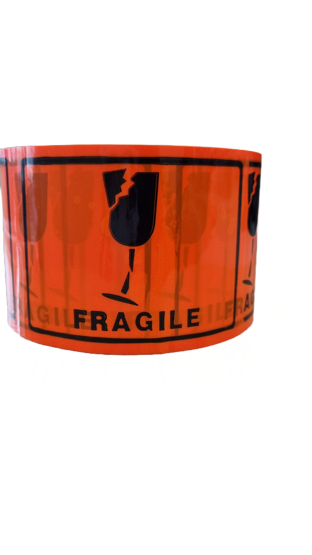 Fragile Label PVC (Sold Per Roll)