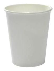 Paper Coffee Cups 8oz Single wall & Coffee Cup Lids (Sold Per Carton)