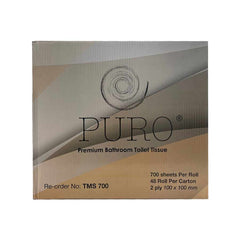 2Ply 700 Sheet Puro Premium Toilet Tissue